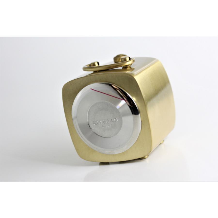 KEYFORD キーフォード 村松時計製作所 真鍮削り出しのテーブルクロック