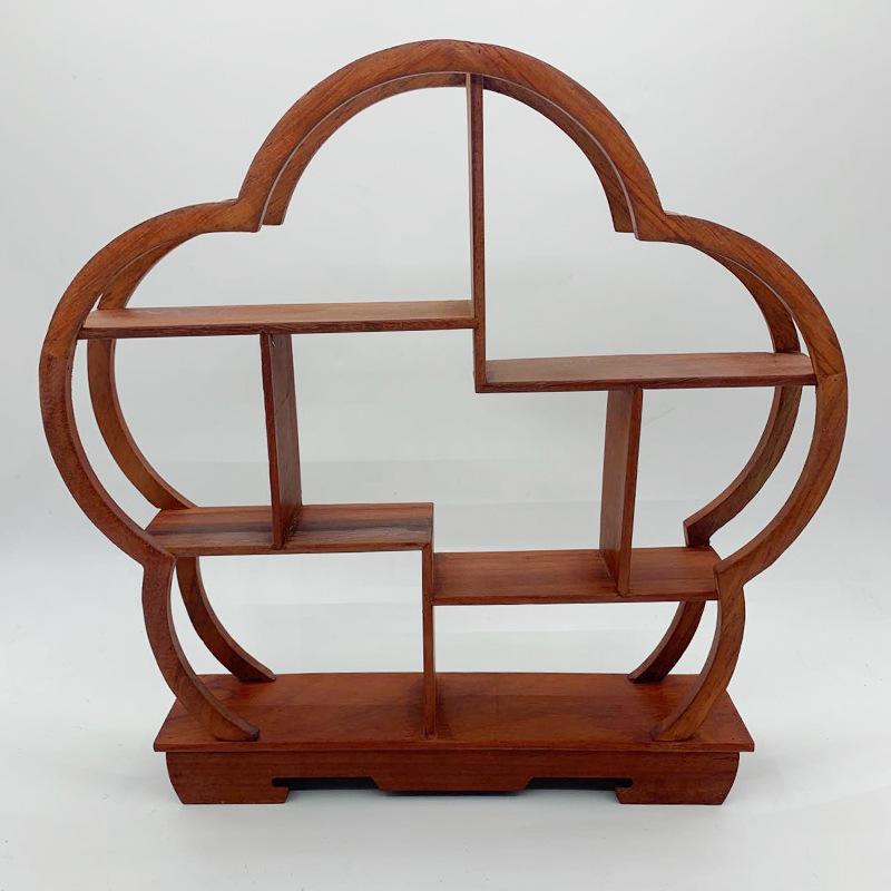 飾り棚 おしゃれ アジアン 伝統的 小物 陶器 古風 和風 和家具 違い棚