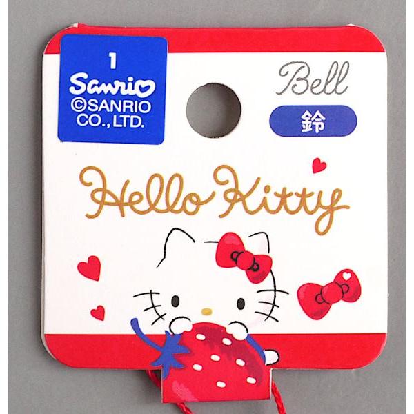 ストラップ ハローキティ マスコット鈴付 (100円ショップ 100円均一
