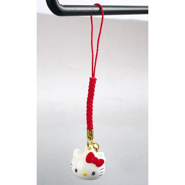 ストラップ ハローキティ マスコット鈴付 (100円ショップ 100円均一