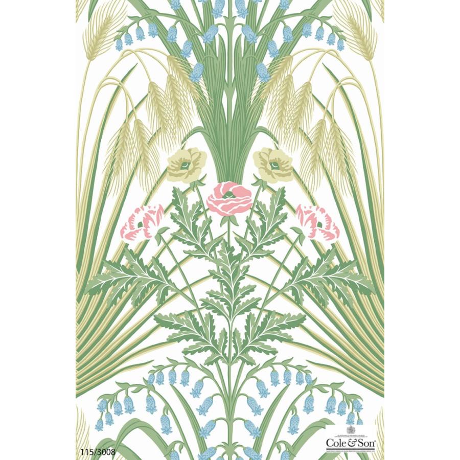 TECIDO（テシード） 輸入壁紙 クロス イギリス製 花柄 グリーン アール