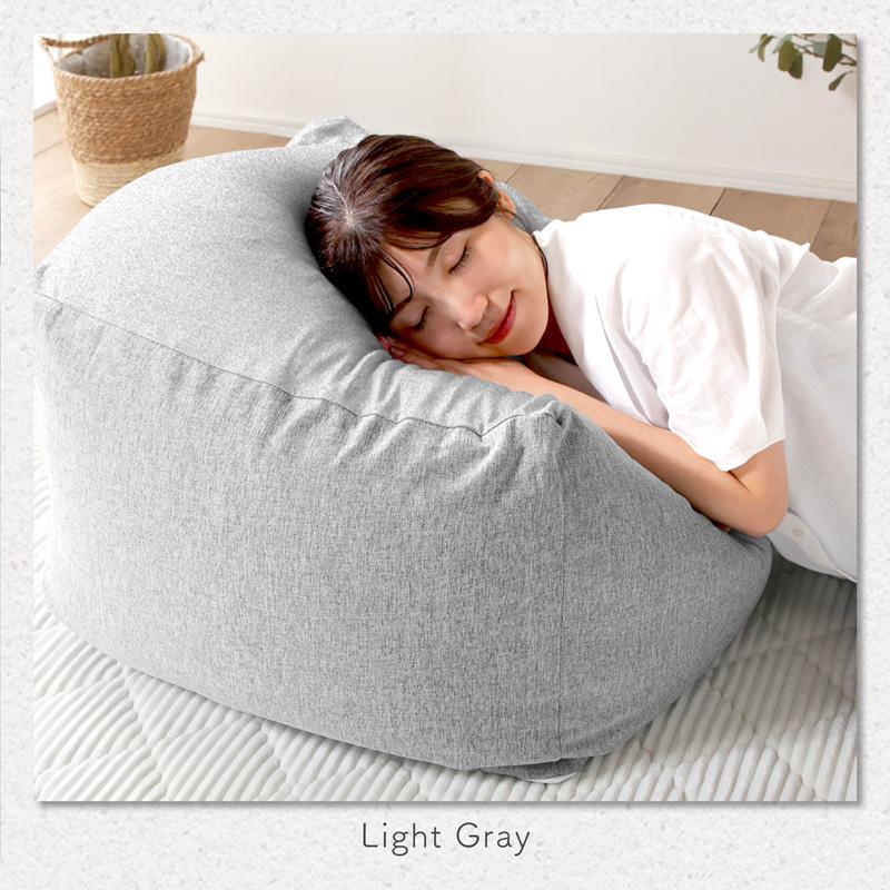 KAGUWORLD 人をダメにする ふわもこ ビーズクッション Lサイズ 4色