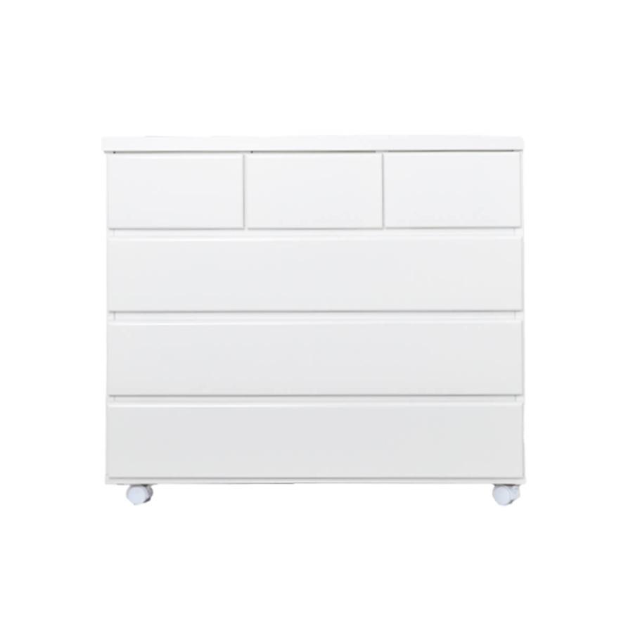 アルファタカバ チェスト 北欧 キャスター付 白 ホワイト 木製 完成品