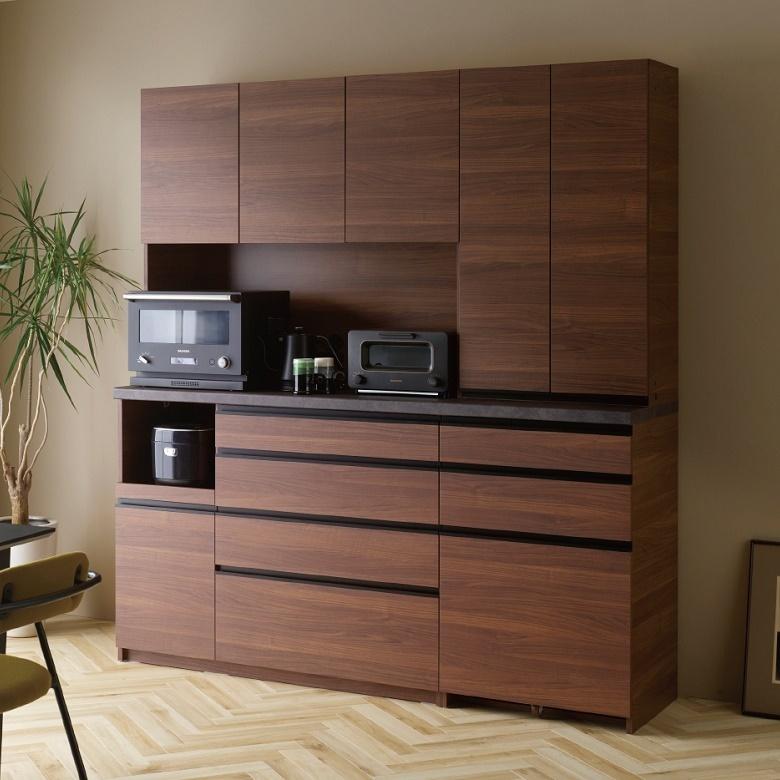 パモウナ ハイカウンター 家電収納 幅1000mm キッチン 奥行500ミリ 高