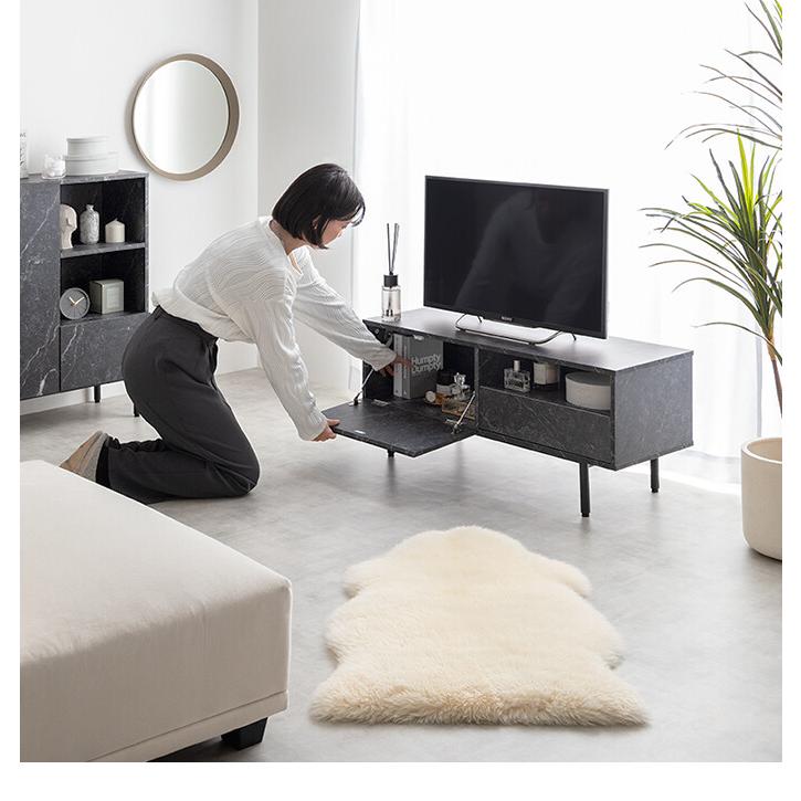 テレビ台 テレビボード TV台 ローボード 大理石柄 コンパクト 省