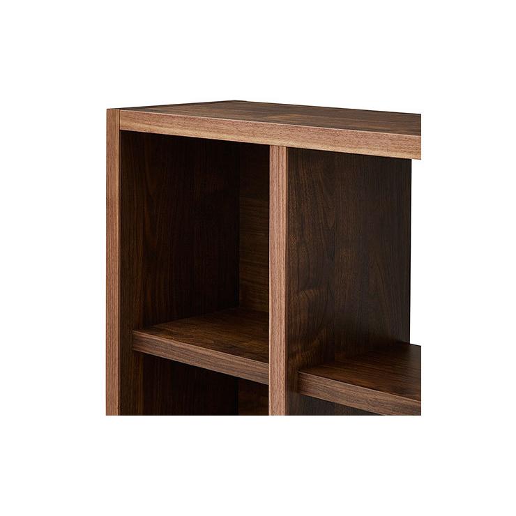 書棚 大川家具 本棚 シェルフ ルドルフ 幅178 ロータイプ