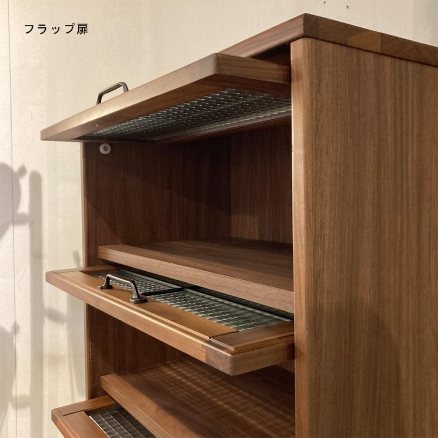 3段フラップシェルフ チェスト 木製 ヴィンテージ アンティーク ワード