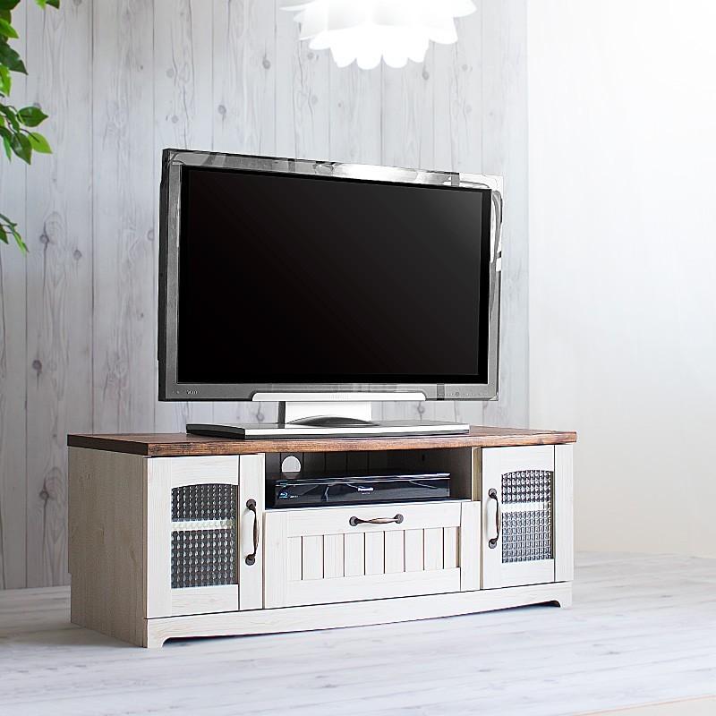 テレビ台 カントリー 幅105 ローボード アンティーク フレンチ 送料