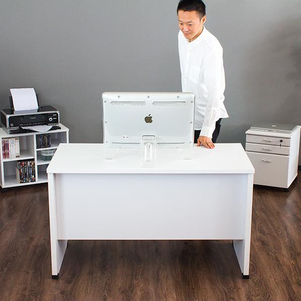 デスク パソコンデスク 120cm おしゃれ 収納 鍵付き 3点セット