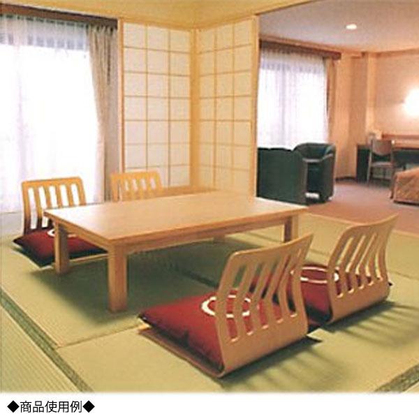 座椅子 チェア 木製椅子 和風家具 滑らない穴あき仕様 格子デザイン 背