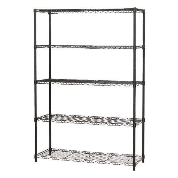 スチールラック5段 おしゃれなヴィンテージ風 幅120cm 奥行45cm 高さ