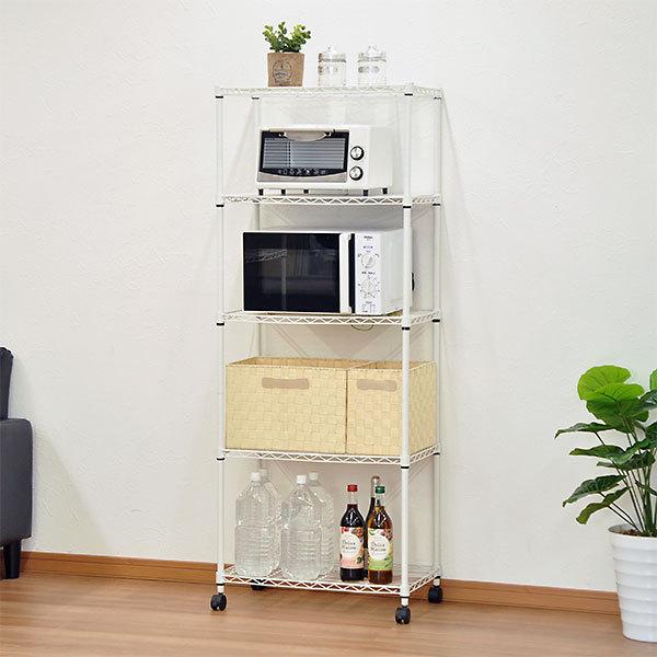 スチールラック5段 幅60cm 奥行き35cm 高さ156cm リビング収納