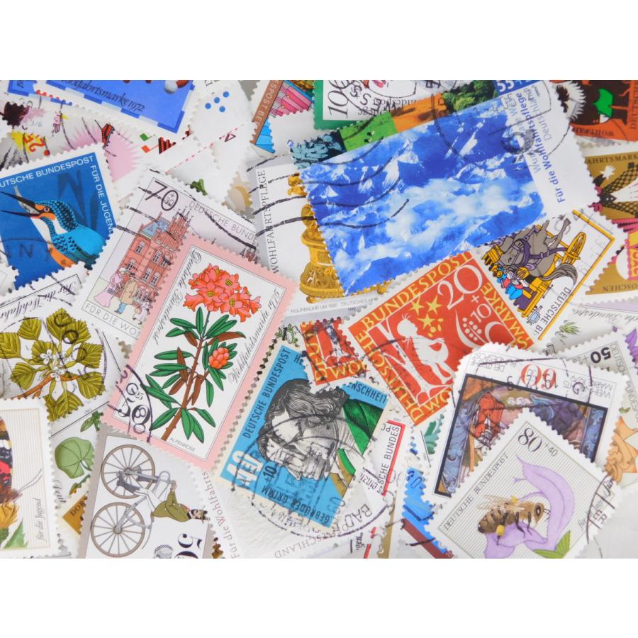 海外切手 ドイツ 1000枚 寄付切手 使用済切手 外国切手 コラージュ