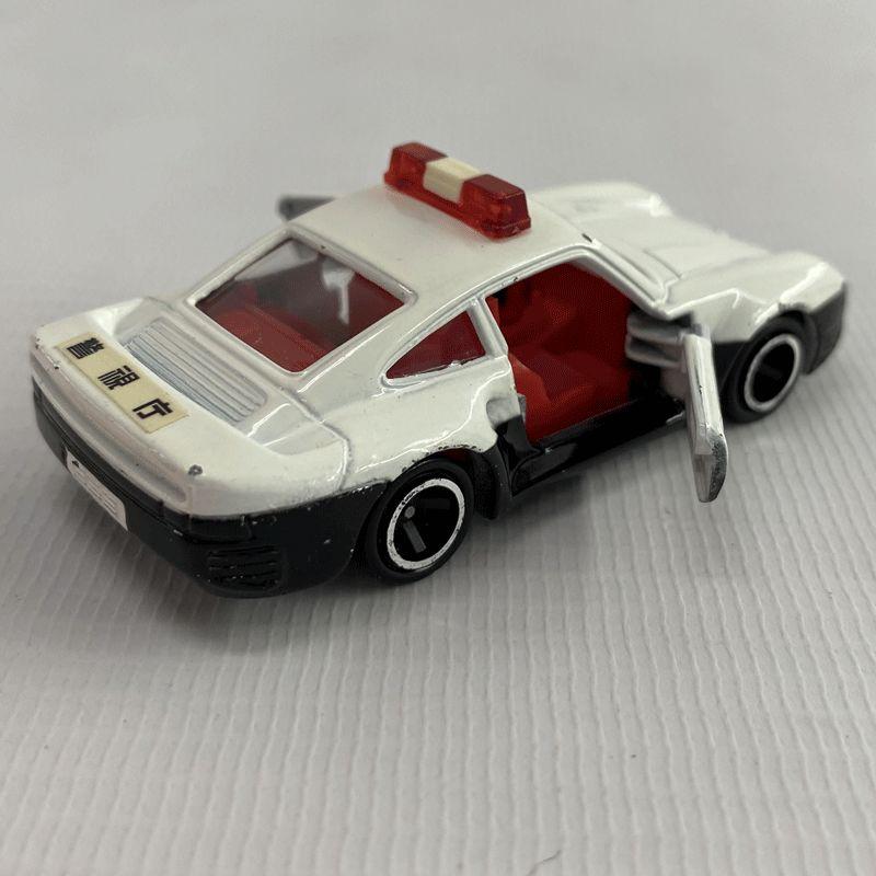 トミー 1/58 トミカ ポルシェ 959 パトロールカー ホワイト×ブラック
