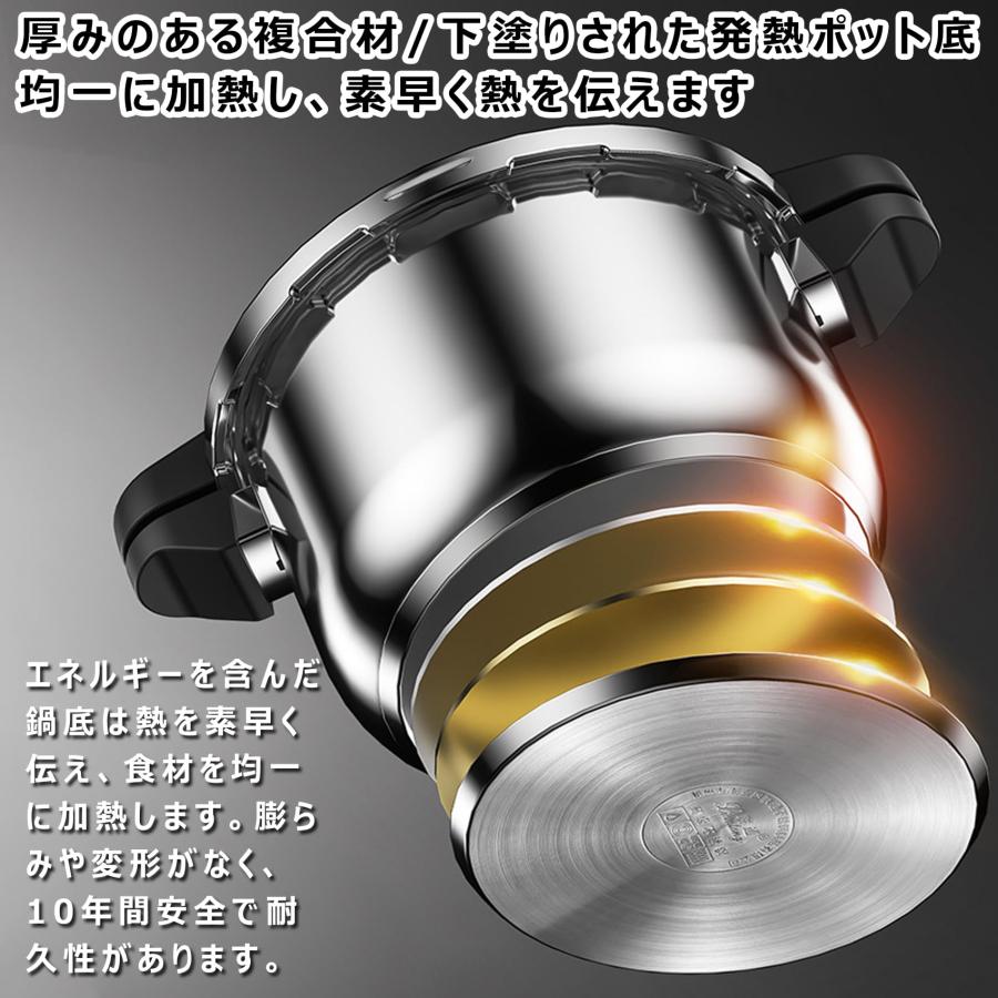 圧力鍋 304ステンレス鋼圧力鍋 10L/12L/16L 圧力なべダブルハンドル