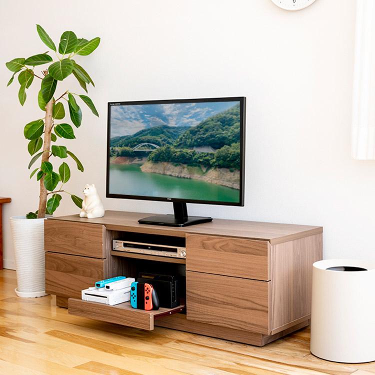 テレビ台 テレビボード 120cm スライド棚付き ゲーム 120 TV台 TV