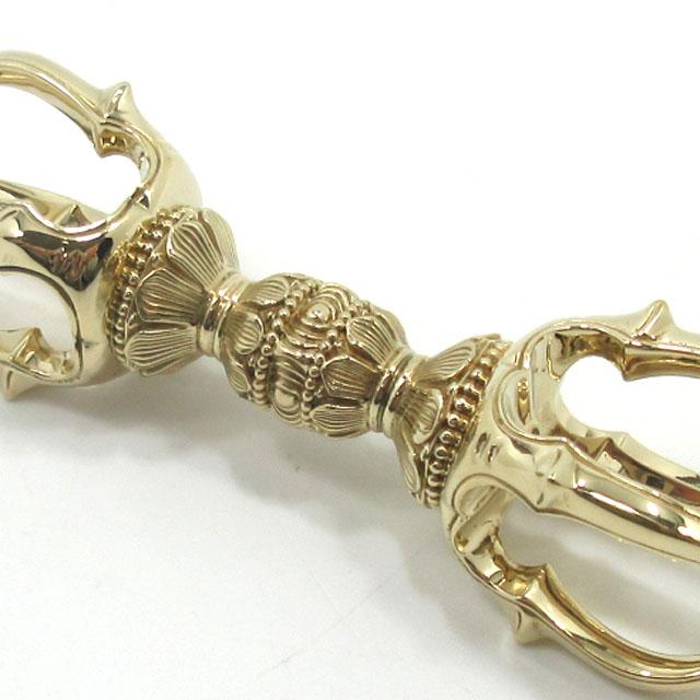 五鈷杵 金剛杵バジュラ Sサイズ 密教法具 本格派 精巧極上品 美品 仏具