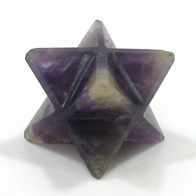 マルカバスター 六芒星 アメジスト 置物 Sサイズ マカバスター ヘキサ