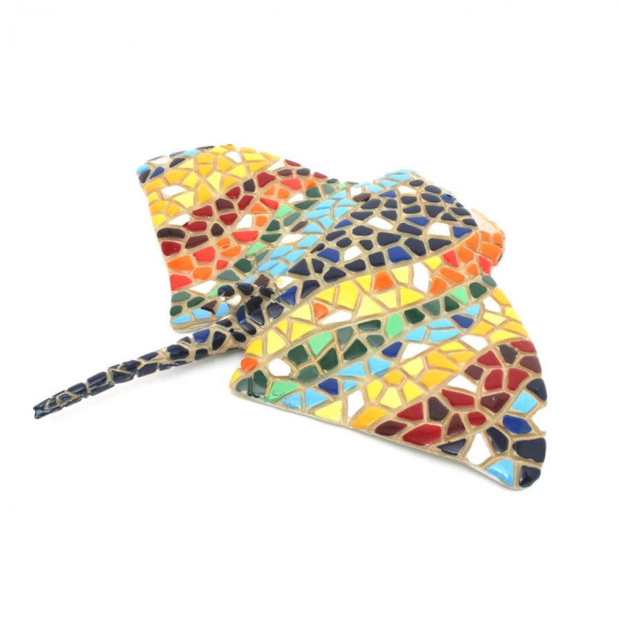 マンタ カラフル モザイクタイル インテリア ギフト スペイン直輸入