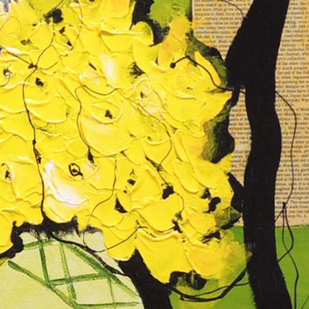 絵画 油絵 黄色いバラ (西原正一) 【肉筆】【油絵】【花】【10号