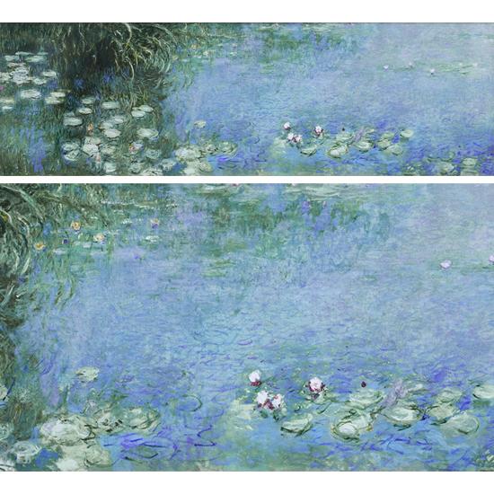 クロード・モネ 睡蓮、朝 オランジュリー美術館所蔵絵画 【複製