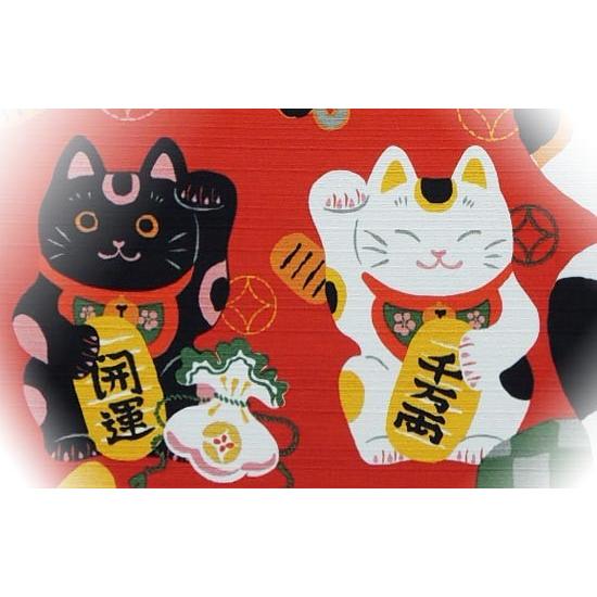 モダン掛け軸 開運のタペストリー 招き猫 【掛軸】【一間床・半間床