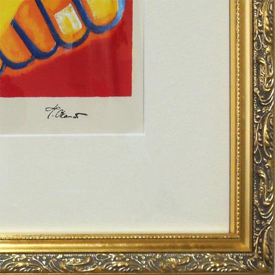 岡本太郎 セリグラフ 哄笑(こうしょう) 送料無料 【新品】【複製