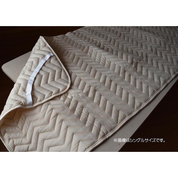 フランスベッド（FRANCEBED） ベッドパッド ワイドダブルロングサイズ