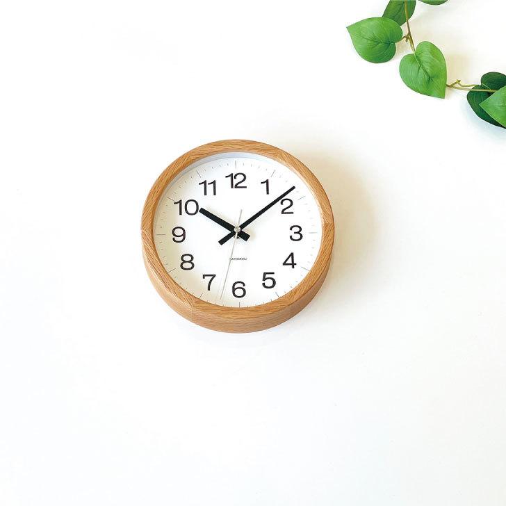 壁掛け時計 電波時計 KATOMOKU muku clock 16 SKP オーク km-108OARCS