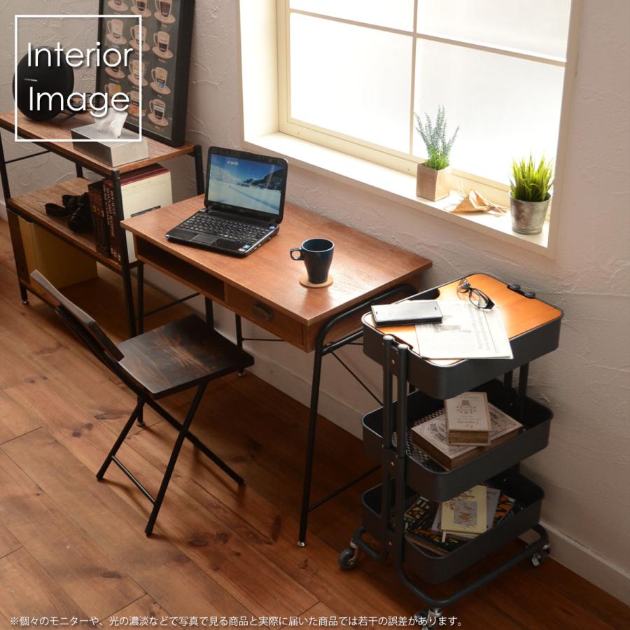 パソコンデスク 木製 | PCデスク 書斎 デスク おしゃれ 86cm幅 モダン