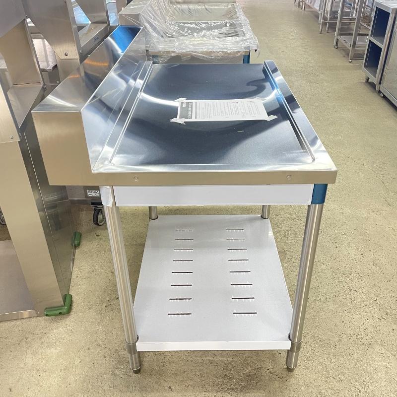 中古】 業務用 ステンレス クリーンテーブル BG付 幅1115×奥行700×高