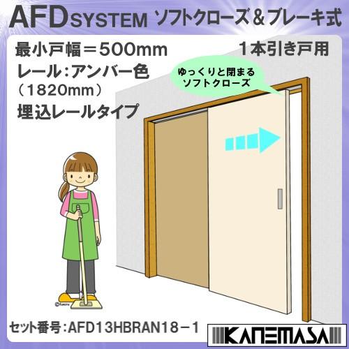 ソフトクローズ＆ブレーキ 引戸レールセット スタンダード アトム