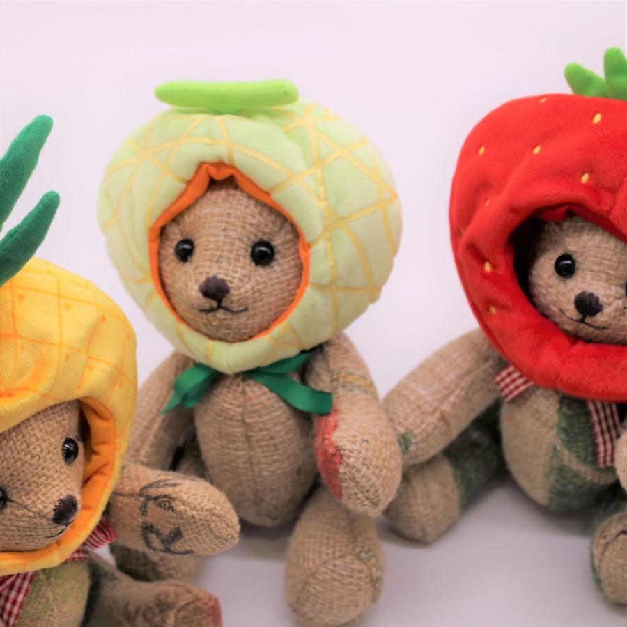 ぬいぐるみ 着せ替え ぬい活 被り物 プラッシュコスチューマー メロン