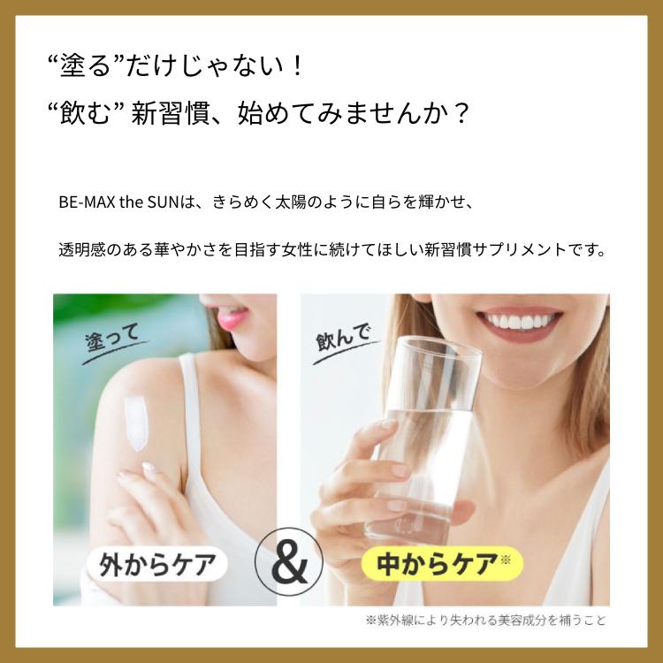 ビーマックス ザ サン 飲む 30粒×3個セット BE-MAX the SUN ニュート
