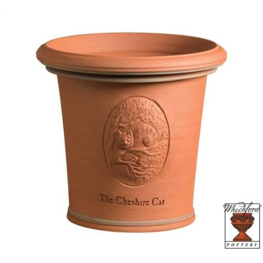 テラコッタ鉢 ウィッチフォード チェシャ猫 不思議の国のアリス