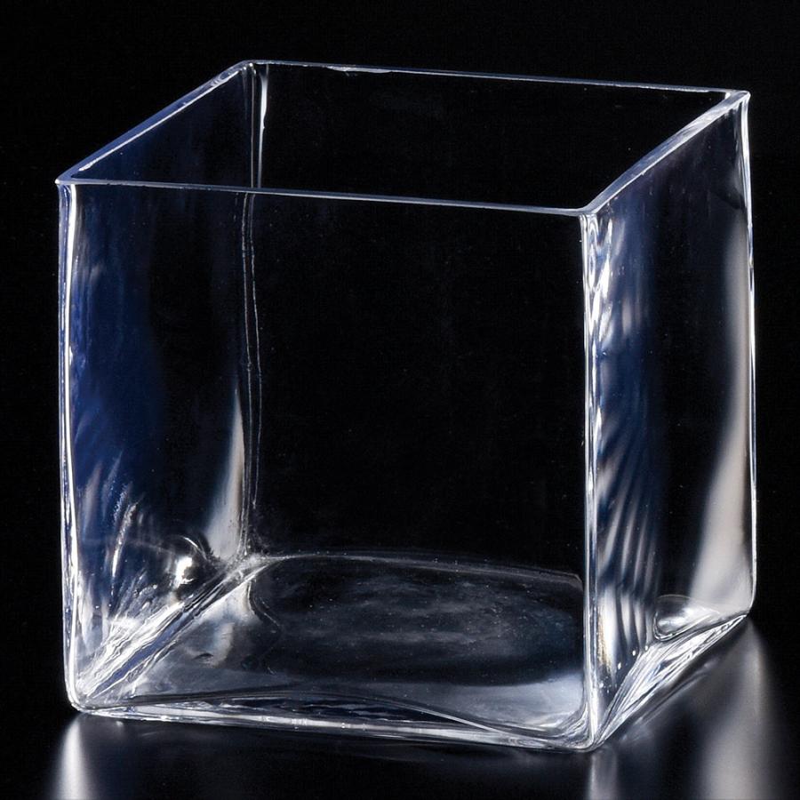 ガラス花瓶 おしゃれ 人気 おすすめ フラワーベース キューブ 四角