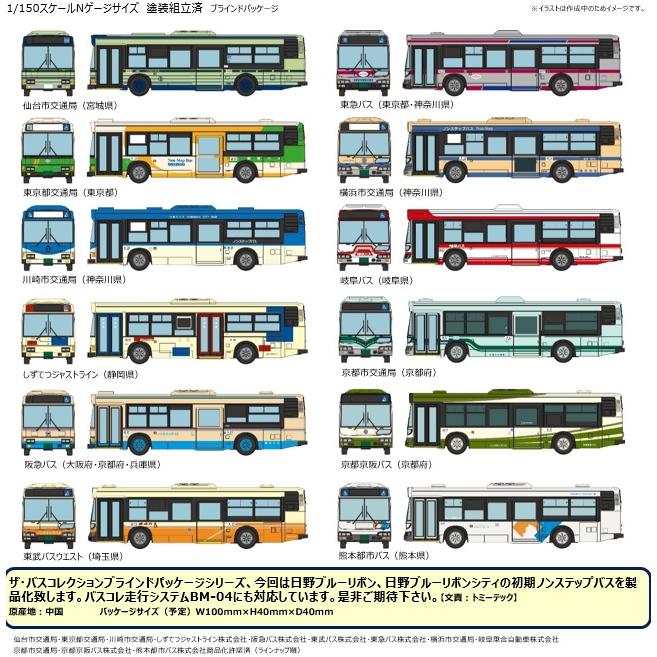 BOX販売】バスコレクション 第32弾〈日野の初期ノンステップバス編