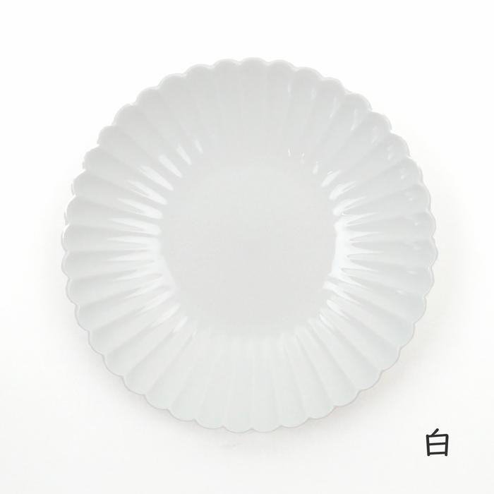 食器 中皿 取り皿 おしゃれ 菊型 18cm皿 和食器 美濃焼 銘々皿 花形 花