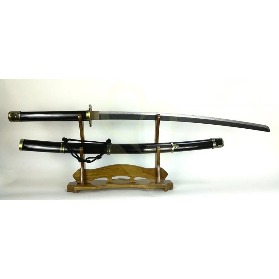 膝丸 髭切 日本刀 模造刀 武士刀 太刀 美術刀 木製 美品 インテリア