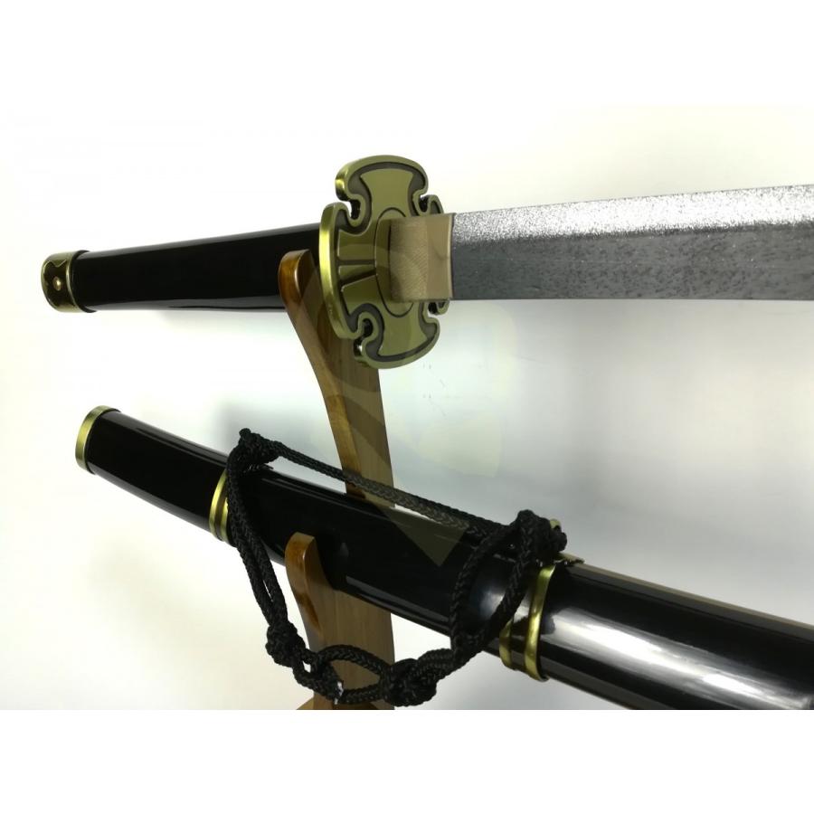 膝丸 髭切 日本刀 模造刀 武士刀 太刀 美術刀 木製 美品 インテリア