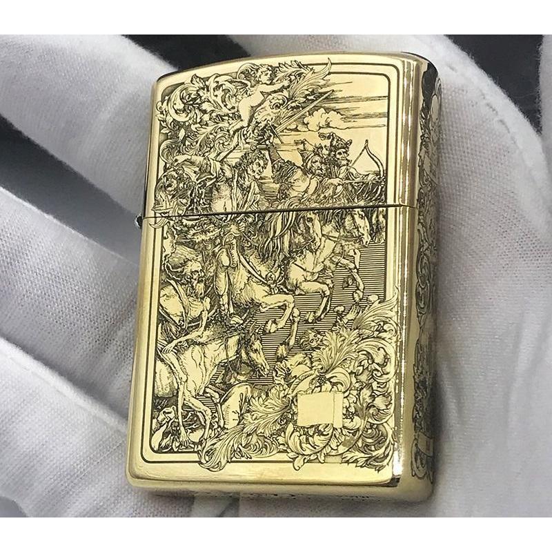 地獄の黙示録ライター ダブルゴールド ライター オイルライター ZORRO