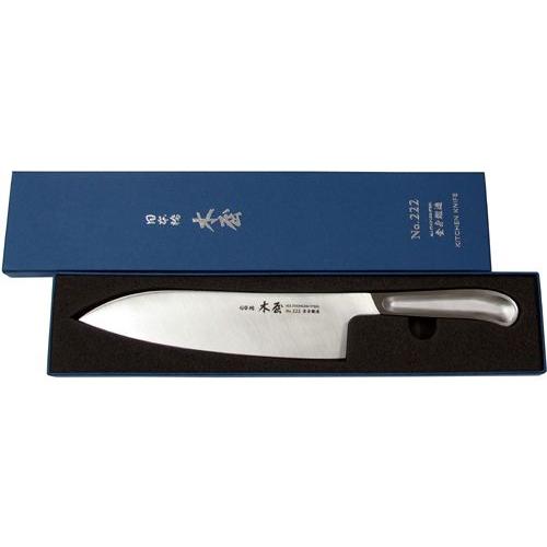 包丁 日本橋木屋 No.222 全身鍛造 ステンレス 鎌型 三徳包丁(洋) 18cm