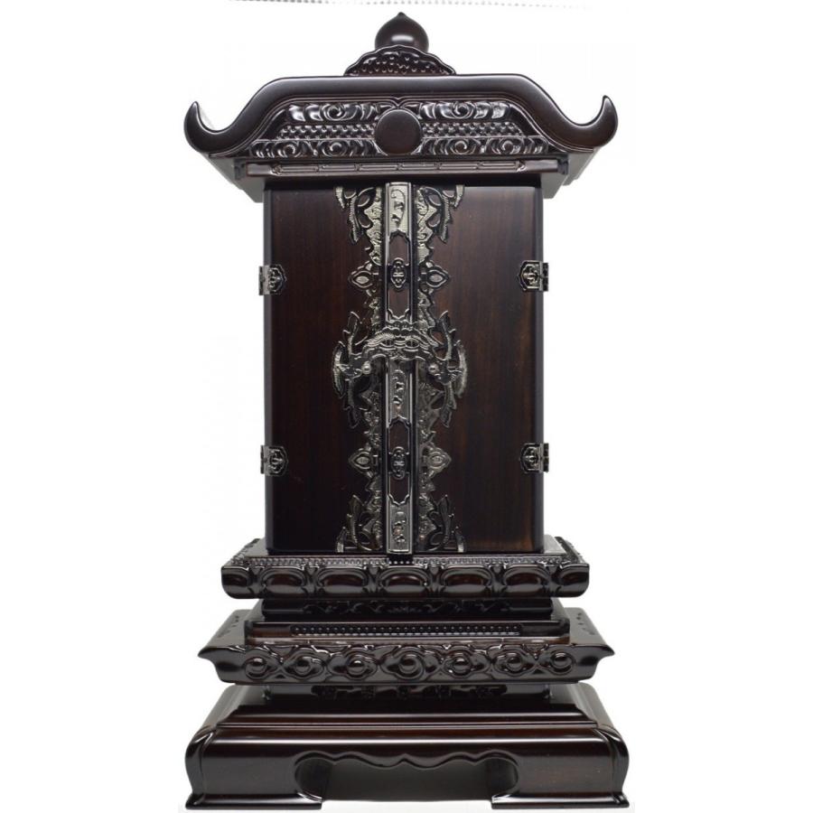 位牌 繰り出し位牌 雲二重二間回出 6.0寸 黒檀・紫檀 先祖代々之霊位