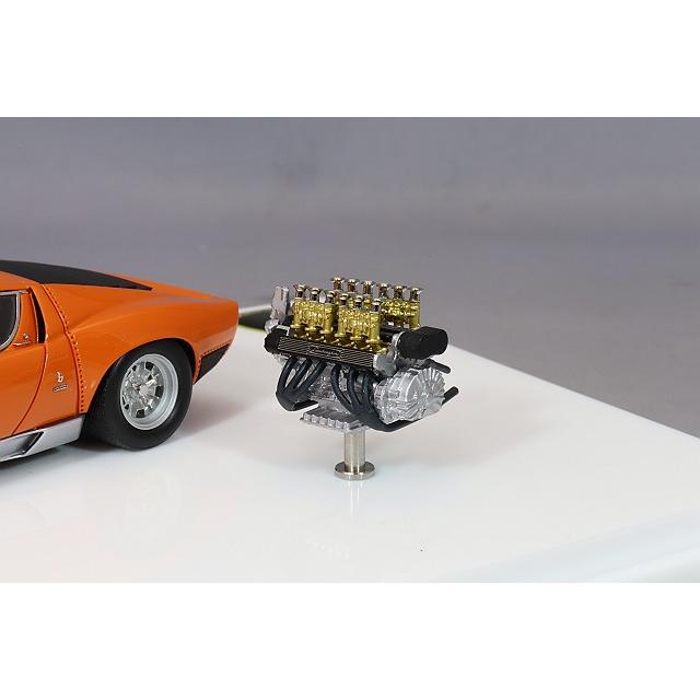 アイドロン 1/43 ランボルギーニ イオタ SJ #4088 V12エンジン付