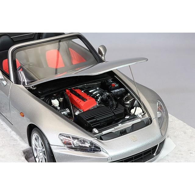 モーターヘリックス 1/18 ホンダ S2000 シルバーメタリック