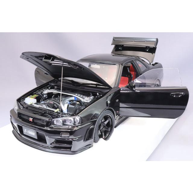 オートアート コンポジット 1/18 ニスモ R34 GT-R Z-tune ブラック