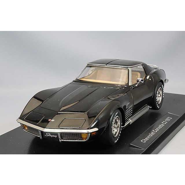 KKスケール 1/18 シボレー コルベット C3 1972 ブラック : キッド