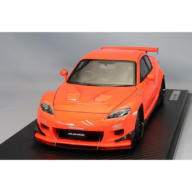 イグニッションモデル 1/18 マツダ RX-8 (SE3P) RE 雨宮 オレンジ