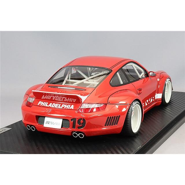 イグニッションモデル 1/18 RWB 997 レッド/SSRプロフェッサーSP1
