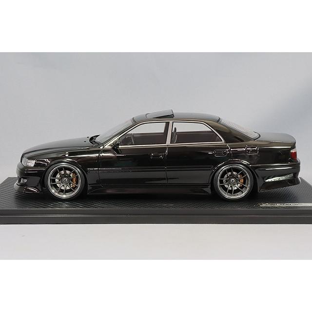 イグニッションモデル 1/18 VERTEX JZX100 チェイサー ブラック/WORK